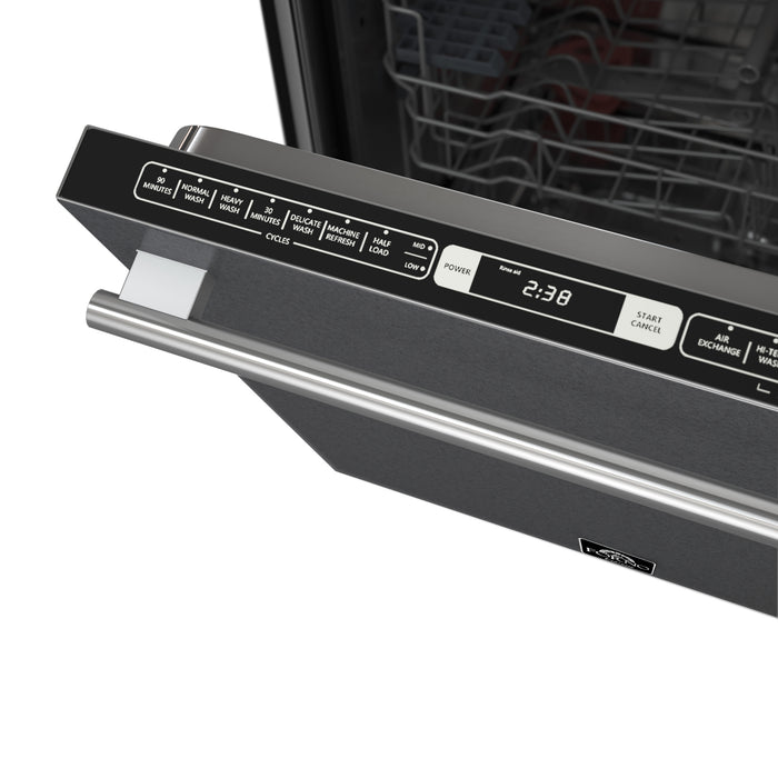 Forno Romano Espresso 24-Inch Built-In Dishwasher, Black Finish, Stainless Steel Tub, 49 dBA, Energy Star Certified