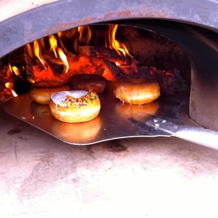 Chicago Brick Oven CBO-750 Hybrid DIY Kit Built-In Natural Gas and Wood Fired Outdoor Pizza Oven for Residential Use