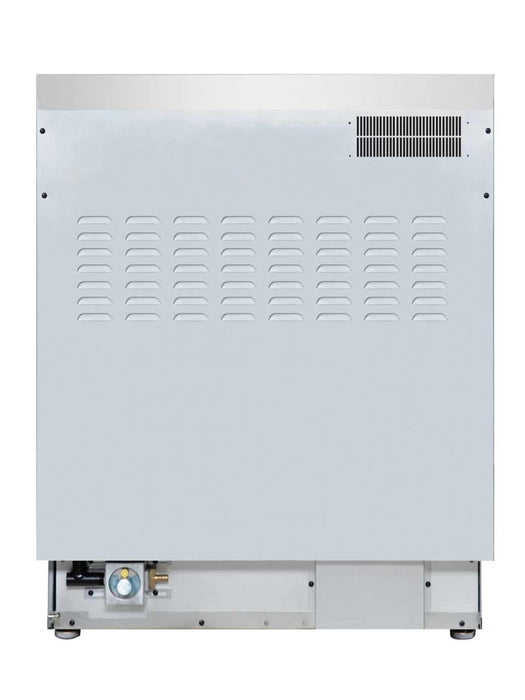 Forno Marco 30-Inch Dual Fuel Range, Stainless Steel, 4 Burners, 37,000 BTU, True Convection Oven, Energy Efficient
