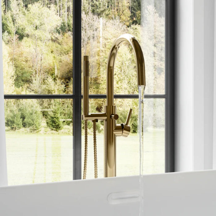 ZLINE Emerald EMBY-BTF Bay Free-Standing Bath Tub Filler with Hand Shower