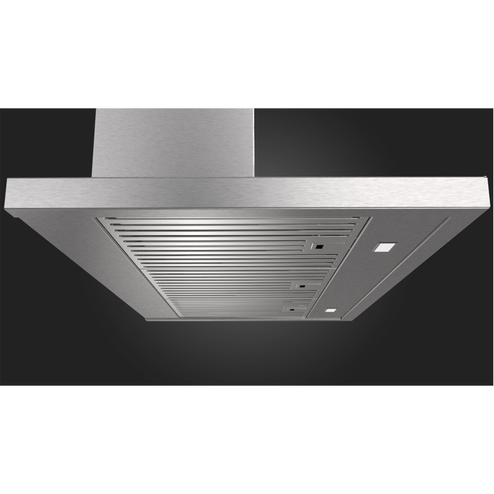 Fulgor Milano 36-Inch Chimney Wall Hood, 400 Series, 600 CFM, Electronic Control, Speed Reduction Technology