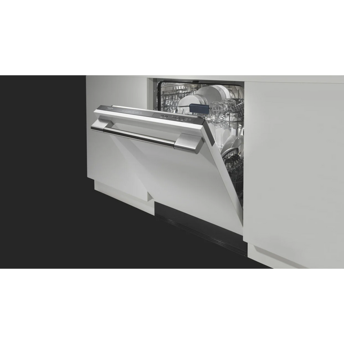 Fulgor Milano 24-Inch Distinto Built-In Dishwasher, 400 Series, Overlay Panel, 6 Cycles, 49 dB (Requires Custom Cabinet Panel)