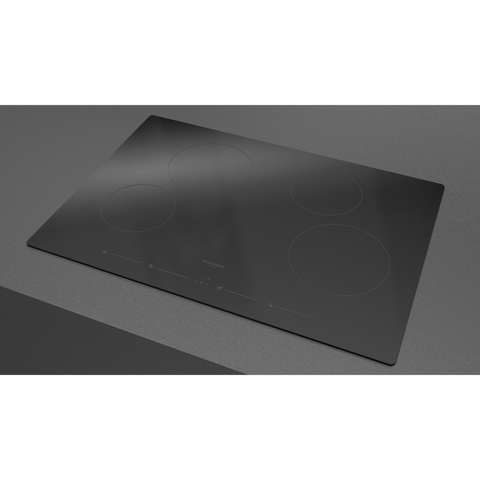 Fulgor Milano 30-Inch Distinto Built-In Induction Cooktop, 400 Series, 4 Cooking Zones, Touch Slide Controls