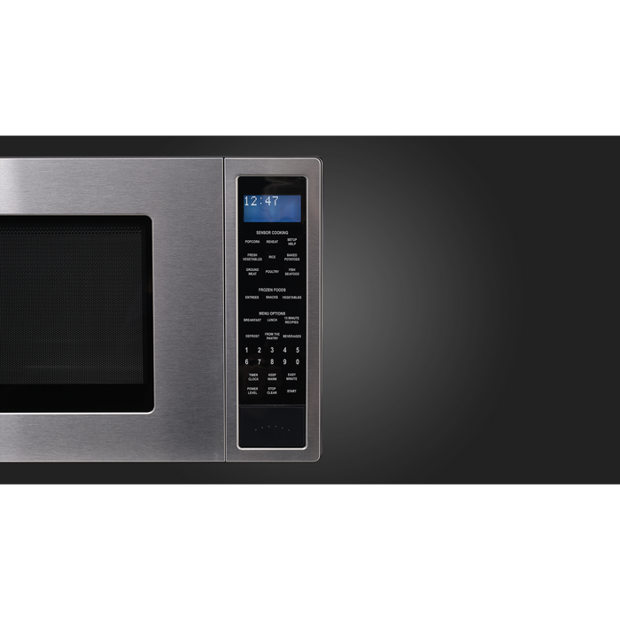Fulgor Milano Distinto Built-In Microwave Countertop, 400 Series, 2.0 cu. ft., 1100W, Sensor