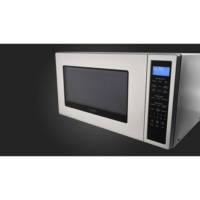 Fulgor Milano Distinto Built-In Microwave Countertop, 400 Series, 2.0 cu. ft., 1100W, Sensor