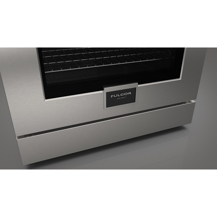 Fulgor Milano Accento Pro 30-Inch Freestanding Dual Fuel Range, 400 Series, 4 Burners (2 Crescendo Burners + 2 Sealed Burners)