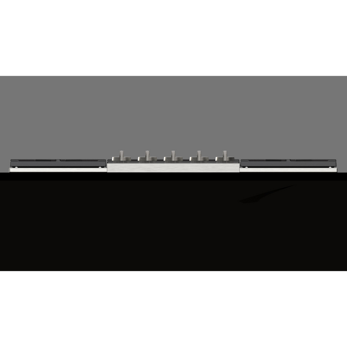 Fulgor Milano 36-Inch Pro Built-In Gas Cooktop, 400 Series, 5 Burners (1 Crescendo Dual Ring + 4 Sealed Burners), Stainless Steel Finish
