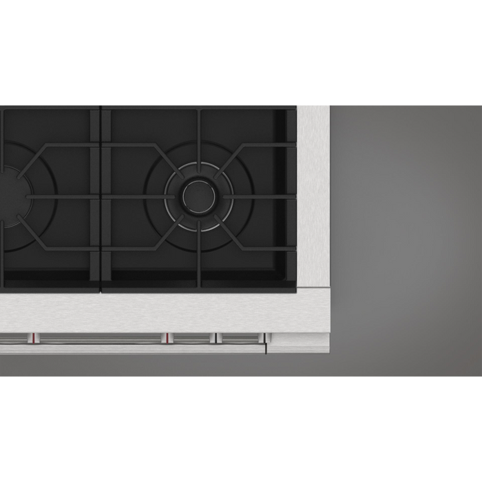 Fulgor Milano Accento Pro 30-Inch Freestanding All-Gas Range, 400 Series, 4 Burners (2 Crescendo Burners + 2 Sealed Burners)