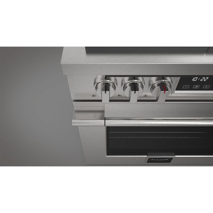 Fulgor Milano Accento Pro 30-Inch Freestanding All-Gas Range, 400 Series, 4 Burners (2 Crescendo Burners + 2 Sealed Burners)