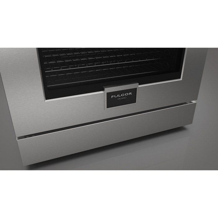 Fulgor Milano Accento Pro 30-Inch Freestanding All-Gas Range, 400 Series, 4 Burners (2 Crescendo Burners + 2 Sealed Burners)