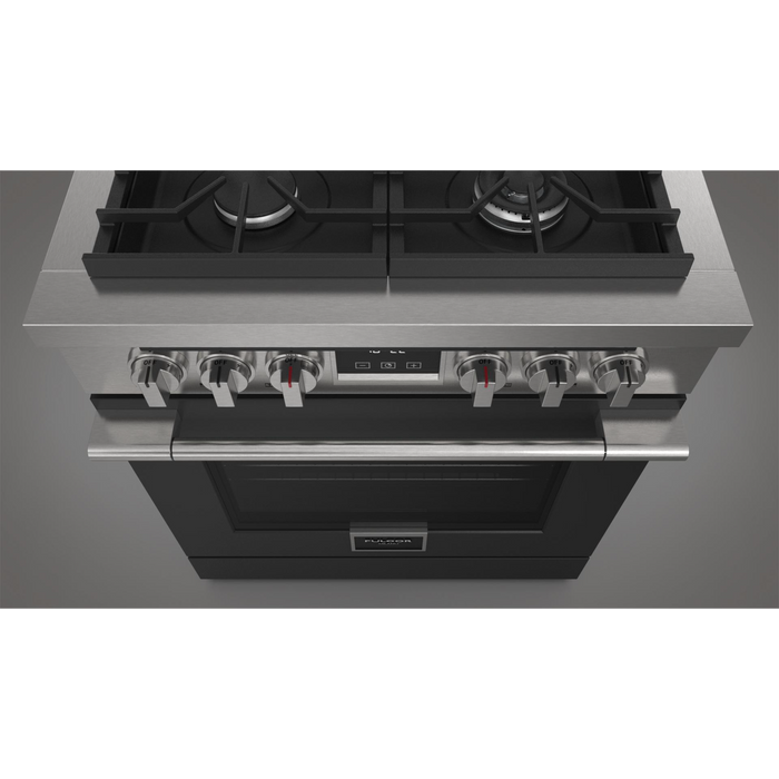 Fulgor Milano 30-Inch Accento Range Door Color Kit, Matte Black