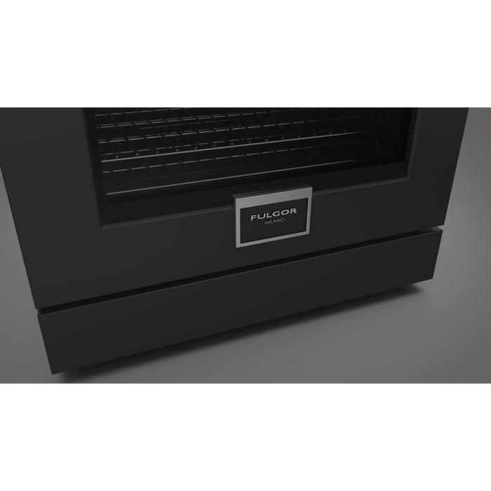 Fulgor Milano 30-Inch Accento Range Door Color Kit, Matte Black