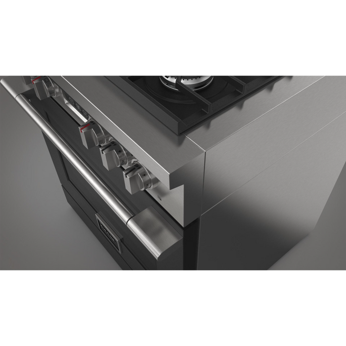 Fulgor Milano 30-Inch Accento Range Door Color Kit, Matte Black