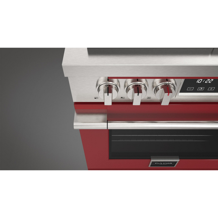 Fulgor Milano 30-Inch Accento Range Door Color Kit, Red