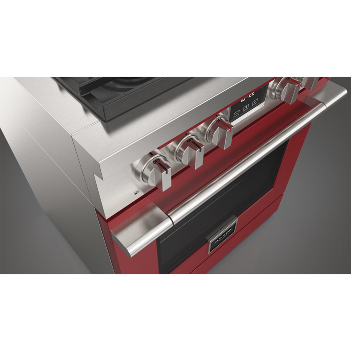 Fulgor Milano 30-Inch Accento Range Door Color Kit, Red