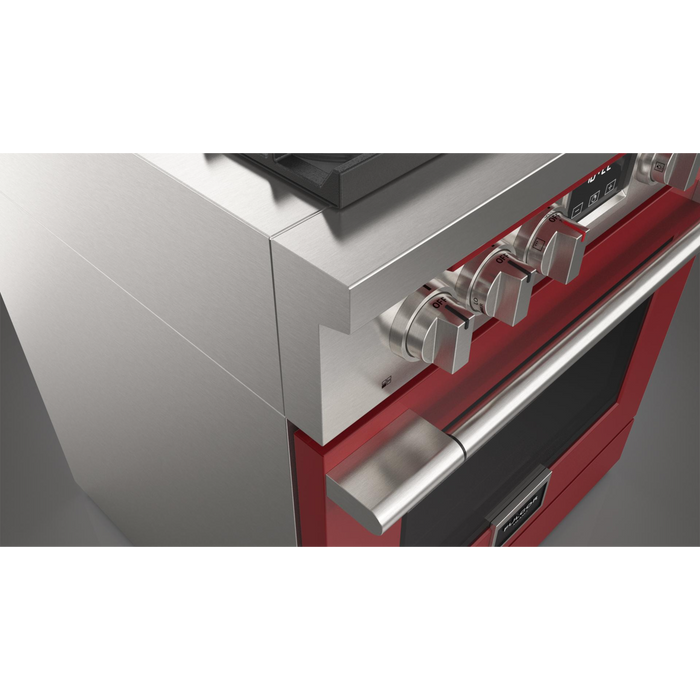 Fulgor Milano 30-Inch Accento Range Door Color Kit, Red