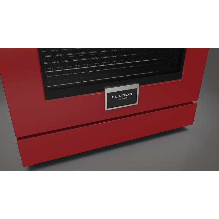 Fulgor Milano 30-Inch Accento Range Door Color Kit, Red