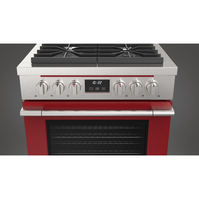 Fulgor Milano 30-Inch Accento Range Door Color Kit, Red