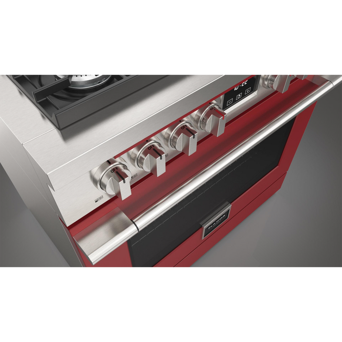 Fulgor Milano 36-Inch Accento Range Door Color Kit, Red