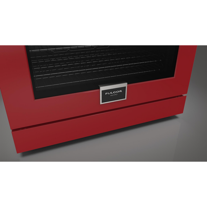 Fulgor Milano 36-Inch Accento Range Door Color Kit, Red