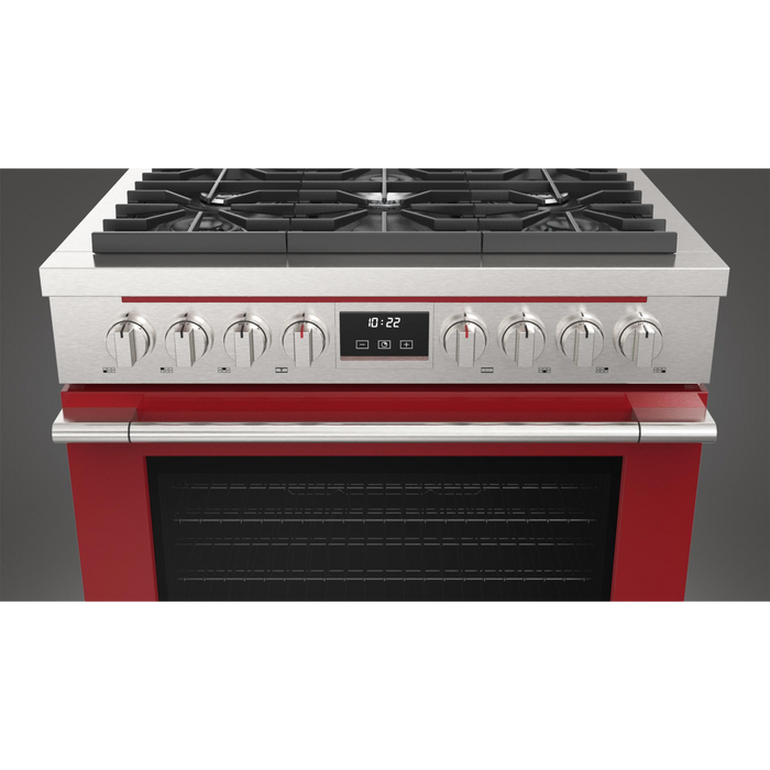 Fulgor Milano 36-Inch Accento Range Door Color Kit, Red