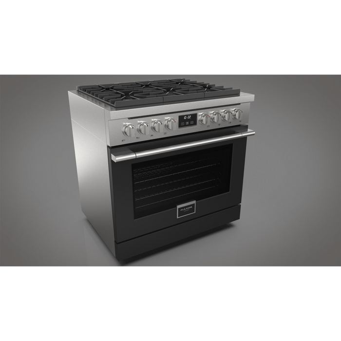 Fulgor Milano 36-Inch Accento Range Door Color Kit, Matte Black