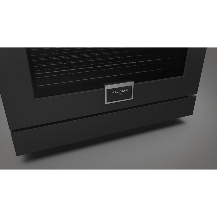 Fulgor Milano 36-Inch Accento Range Door Color Kit, Matte Black