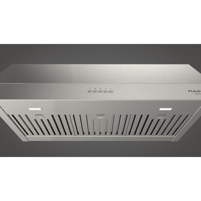 Fulgor Milano 30-Inch Pro Undercabinet Hood, 400 Series, 450 CFM, 9-Inch Height