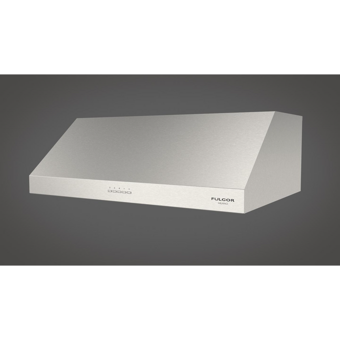 Fulgor Milano 30-Inch Pro Undercabinet Hood, 400 Series, 450 CFM, 9-Inch Height