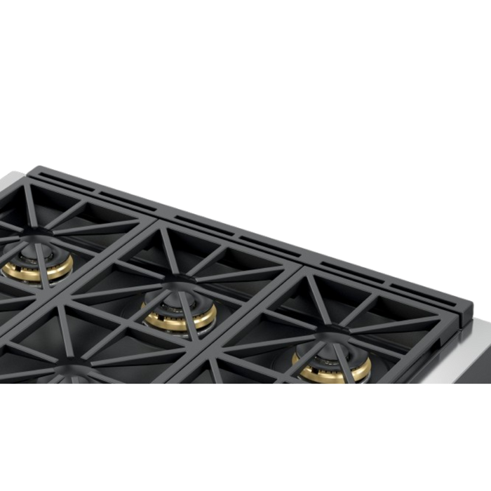 Fulgor Milano 36-Inch Backguard Cast Iron Island Trim