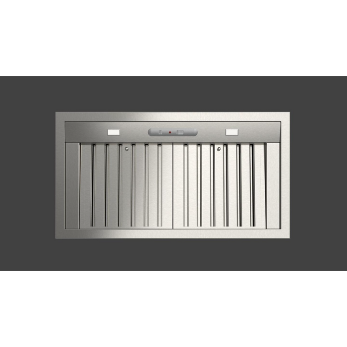 Fulgor Milano 34-Inch Pro Built-In Hood, 600 Series, 600 CFM, Insert, Baffle Filters