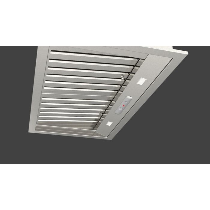 Fulgor Milano 34-Inch Pro Built-In Hood, 600 Series, 600 CFM, Insert, Baffle Filters
