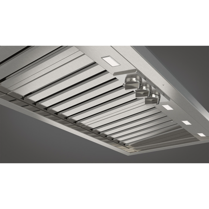 Fulgor Milano 46-Inch Pro Built-In Hood, 600 Series, 1000 CFM, Insert, Baffle Filters