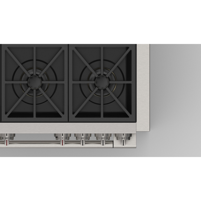 Fulgor Milano Sofia Pro 36-Inch Freestanding Dual Fuel Range, 600 Series, 6 Crescendo Dual Ring Brass Burners, Self-Clean, Soft-Close Door