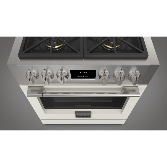 Fulgor Milano 30-Inch Pro Range Door Color Kit, White