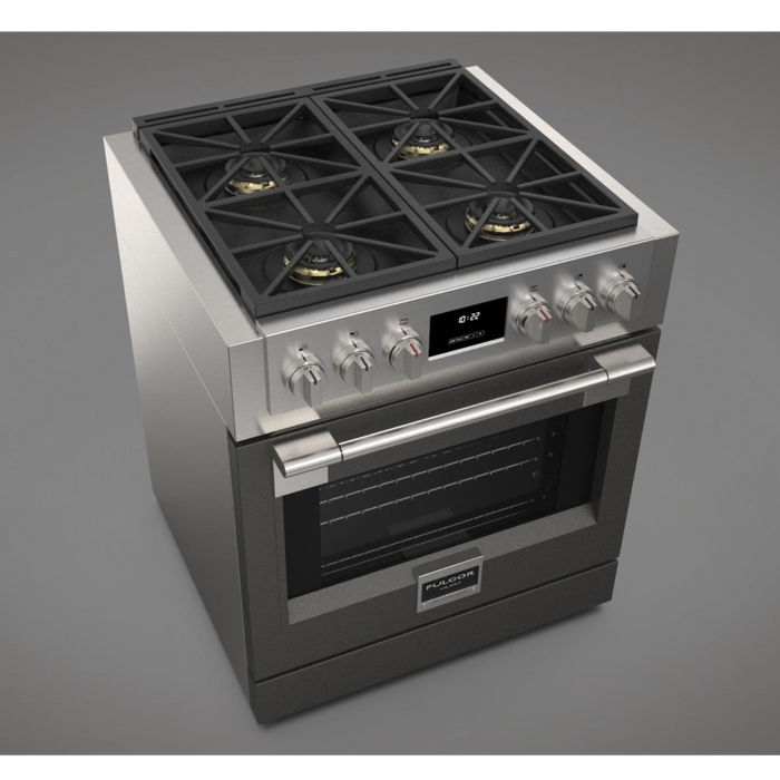 Fulgor Milano 30-Inch Pro Range Door Color Kit, Matte Grey