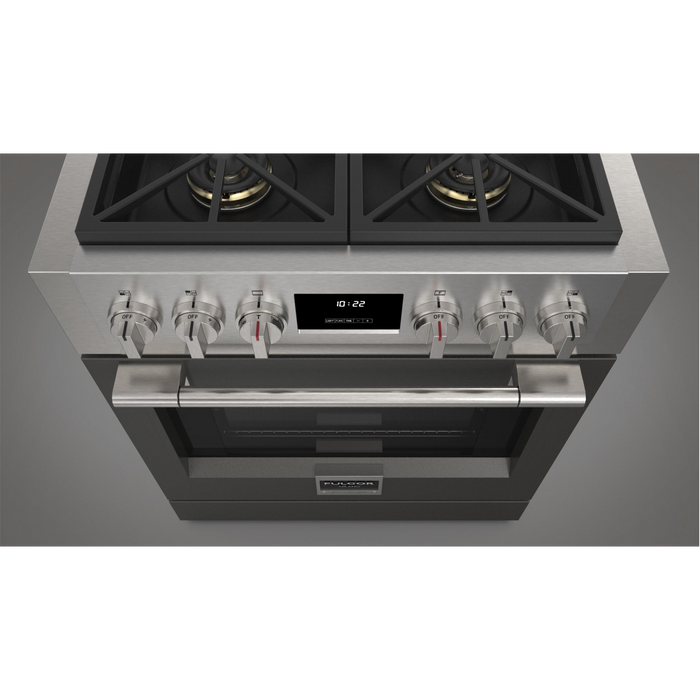 Fulgor Milano 30-Inch Pro Range Door Color Kit, Matte Grey