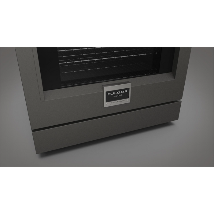 Fulgor Milano 30-Inch Pro Range Door Color Kit, Matte Grey