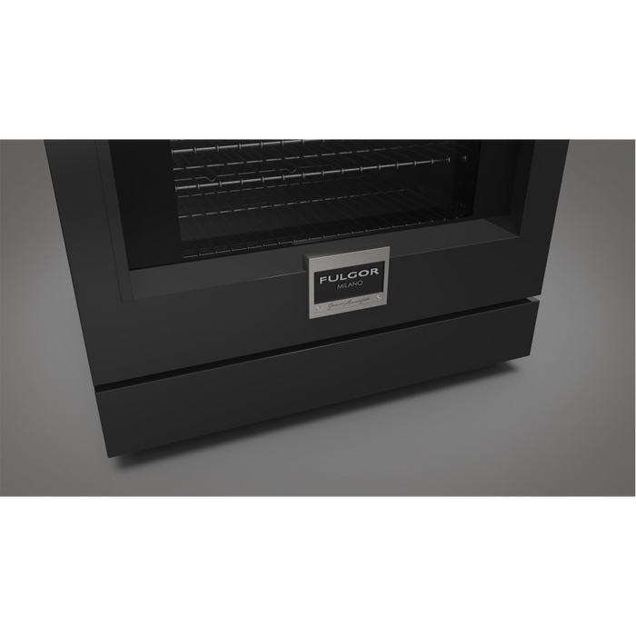 Fulgor Milano 30-Inch Pro Range Door Color Kit, Glossy Black