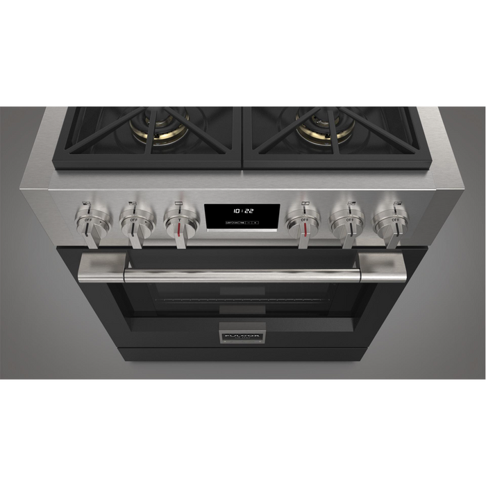 Fulgor Milano 30-Inch Pro Range Door Color Kit, Matte Black