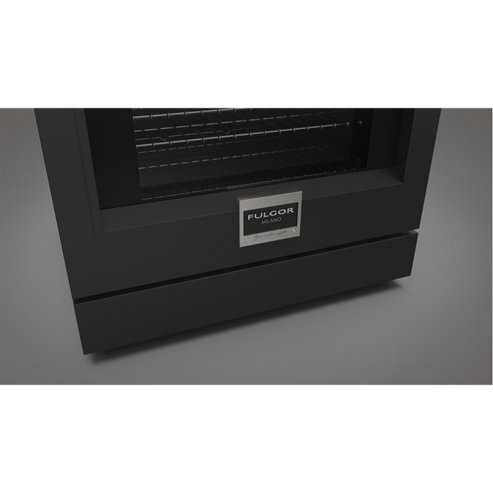 Fulgor Milano 30-Inch Pro Range Door Color Kit, Matte Black