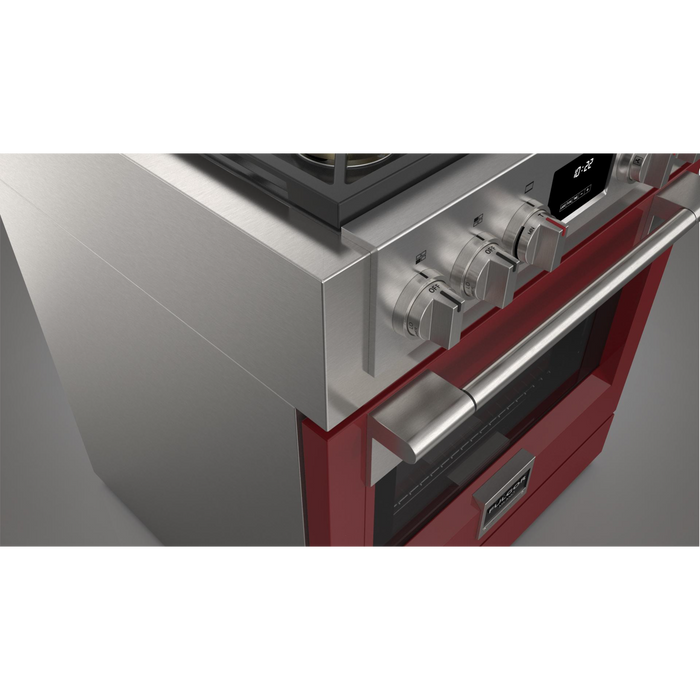 Fulgor Milano 30-Inch Pro Range Door Color Kit, Red