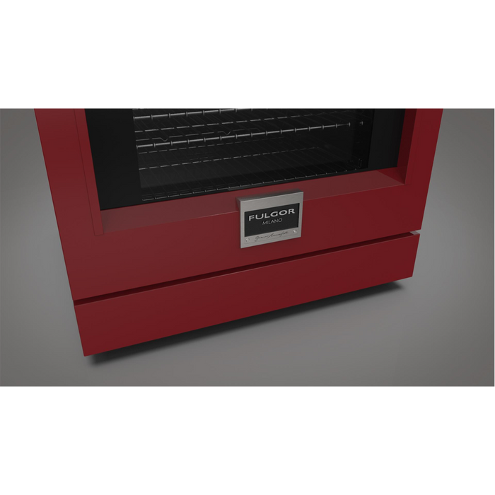 Fulgor Milano 30-Inch Pro Range Door Color Kit, Red
