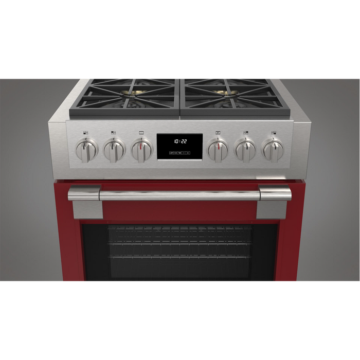 Fulgor Milano 30-Inch Pro Range Door Color Kit, Red