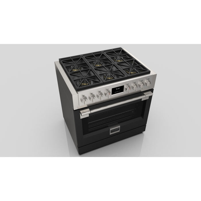 Fulgor Milano 36-Inch Pro Range Door Color Kit, Glossy Black