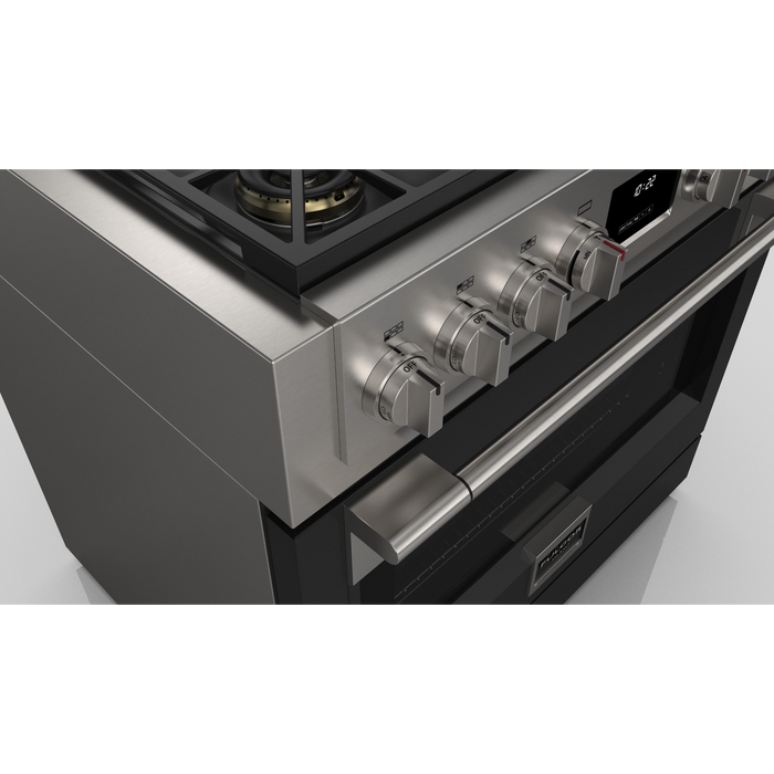 Fulgor Milano 36-Inch Pro Range Door Color Kit, Glossy Black