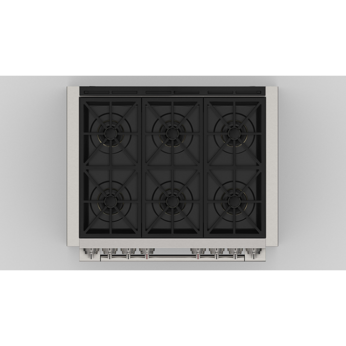 Fulgor Milano 36-Inch Pro Range Door Color Kit, Glossy Black