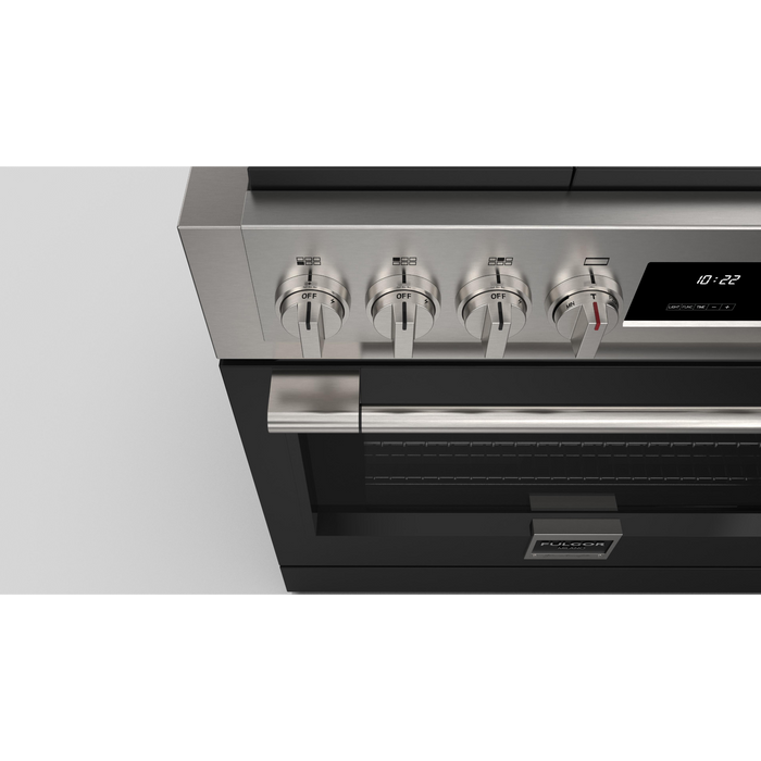 Fulgor Milano 36-Inch Pro Range Door Color Kit, Glossy Black