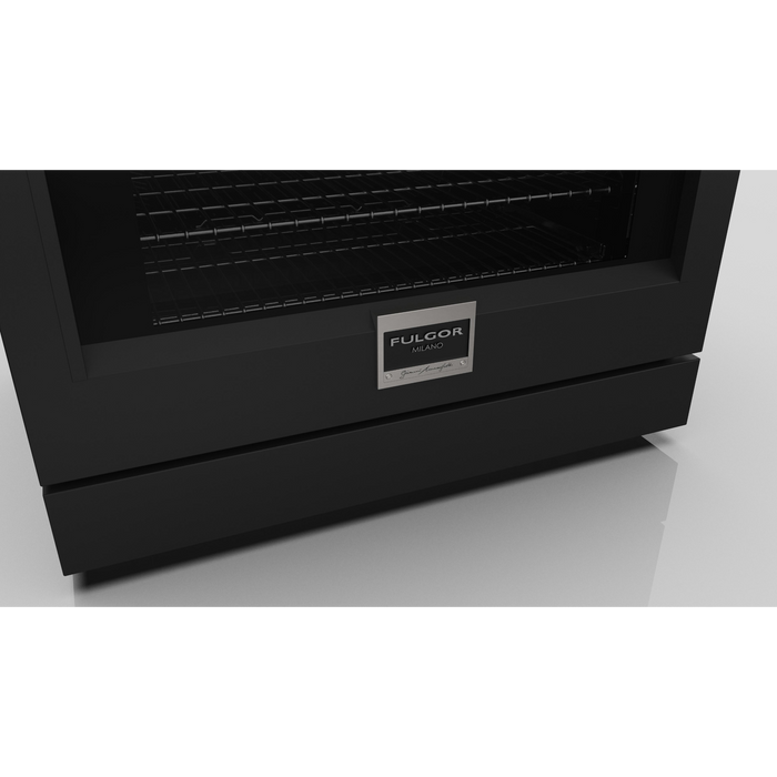 Fulgor Milano 36-Inch Pro Range Door Color Kit, Matte Black