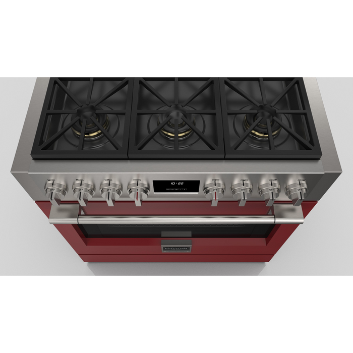 Fulgor Milano 36-Inch Pro Range Door Color Kit, Red